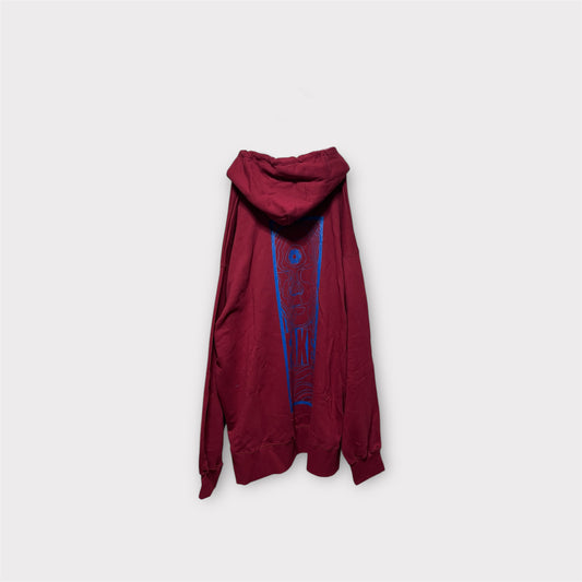 Aggressive paint extra over hoodie