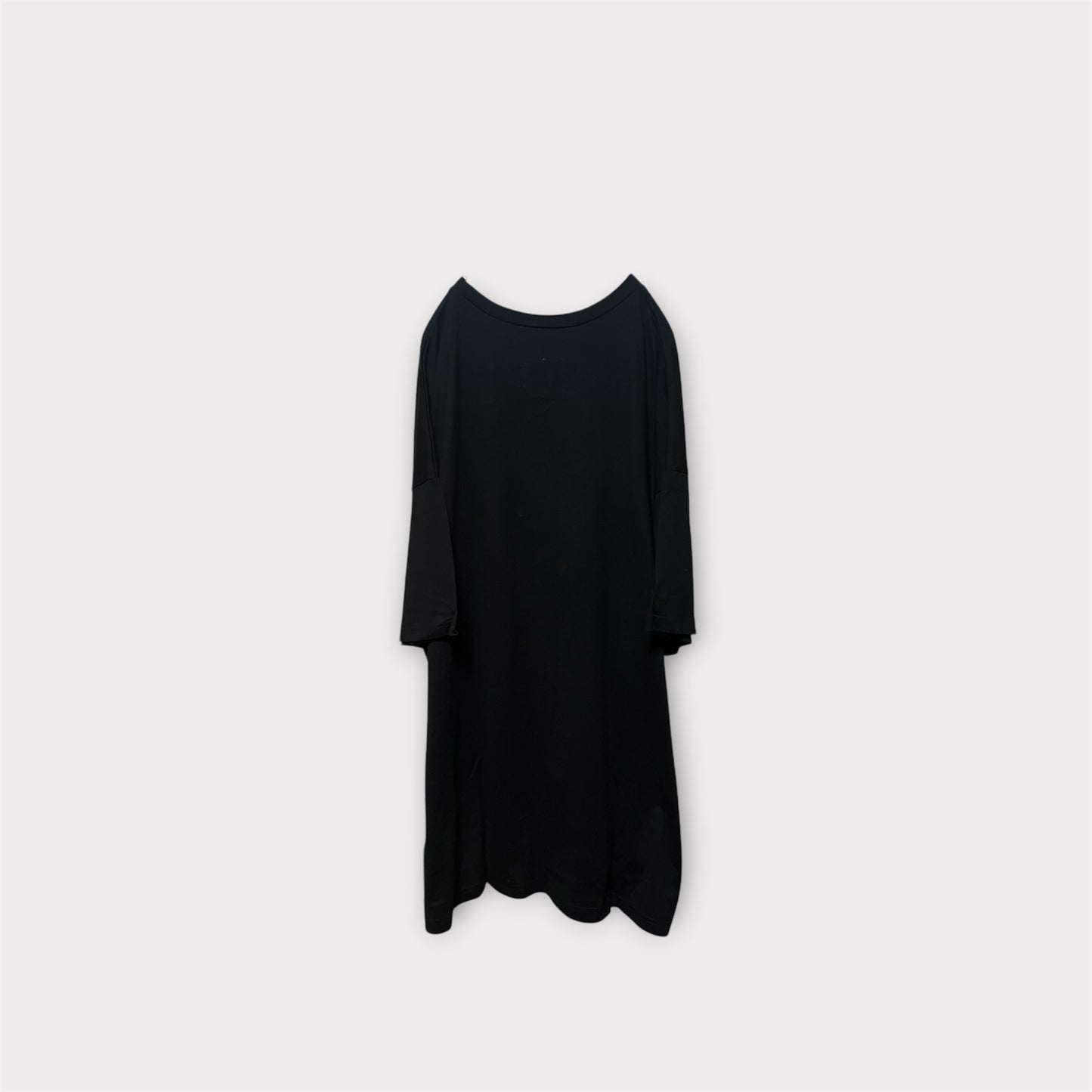 Aggressive paint over size harf sleeve T-shirt