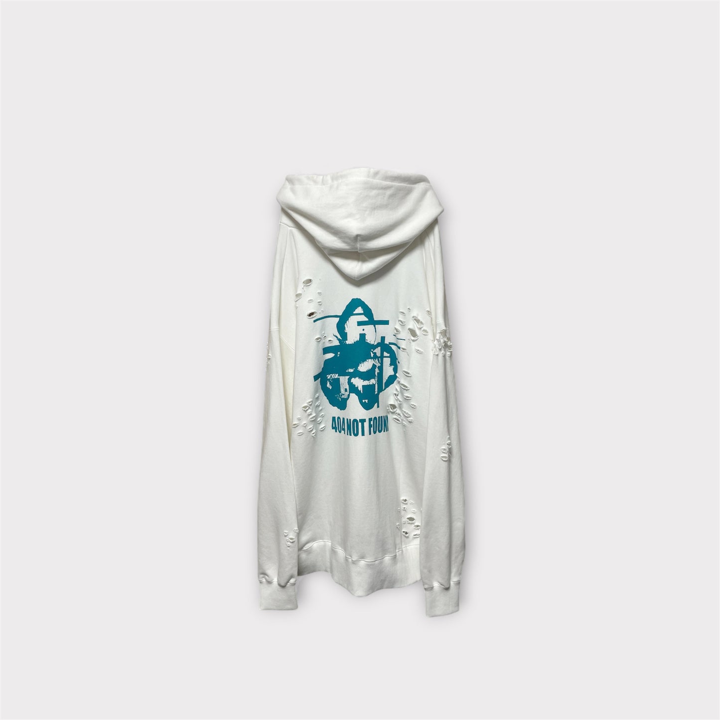 Aggressive paint extra over hoodie