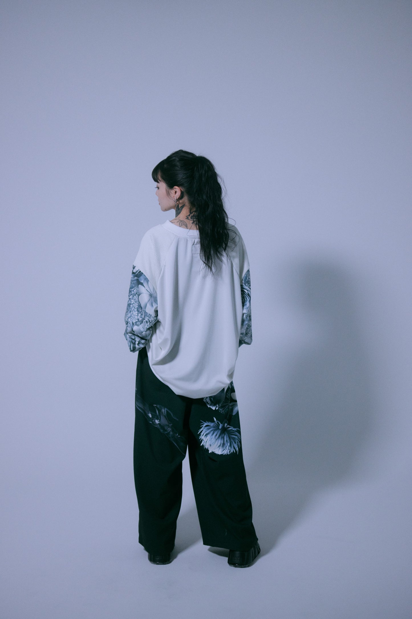 [ Remains ]over size pullover tops / charred