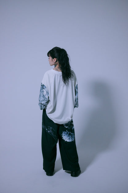 [ Remains ]over size pullover tops / charred