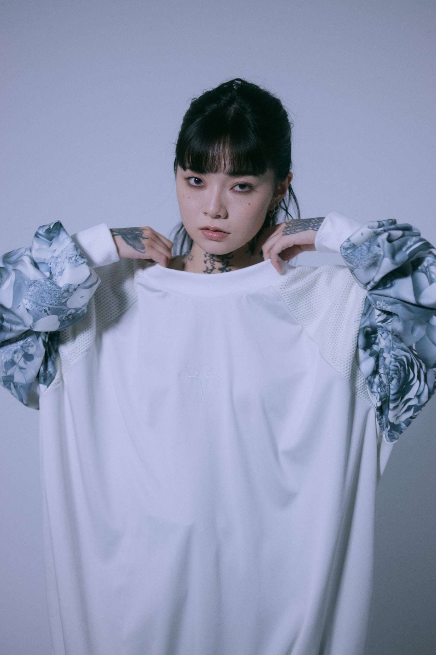 [ Remains ]over size pullover tops / charred