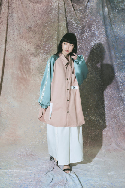 Neo skashirt / Coral&Mint green