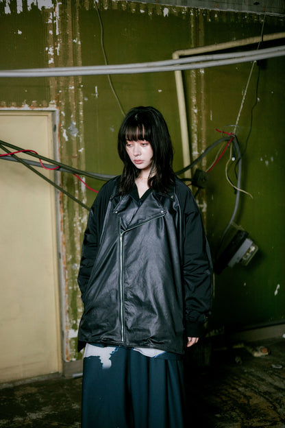 Rider's docking over blouson / Black