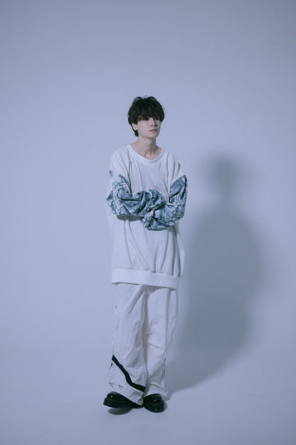 [ Remains ]over size pullover tops / charred