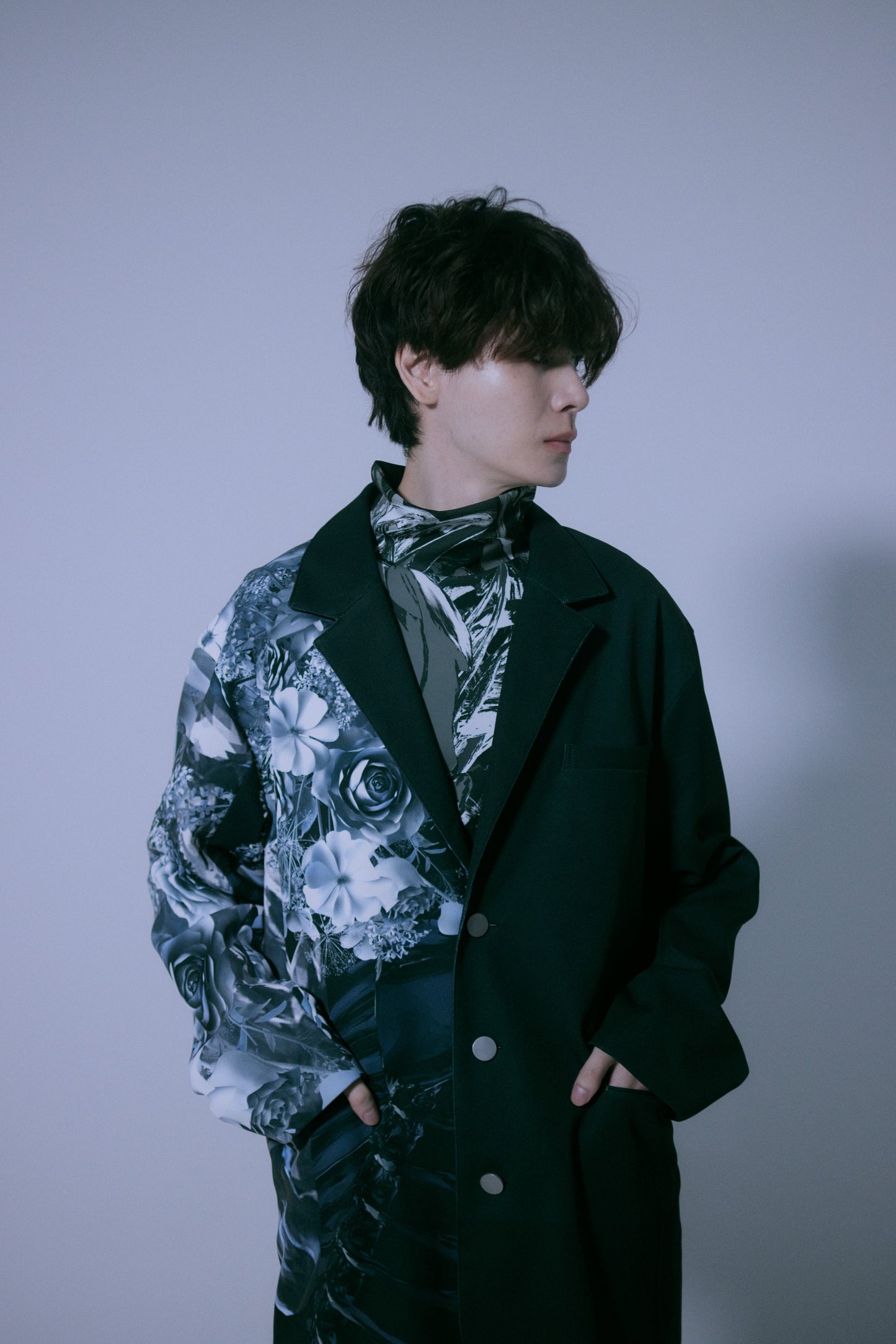 [ Flower of whale falls ] tailored jacket