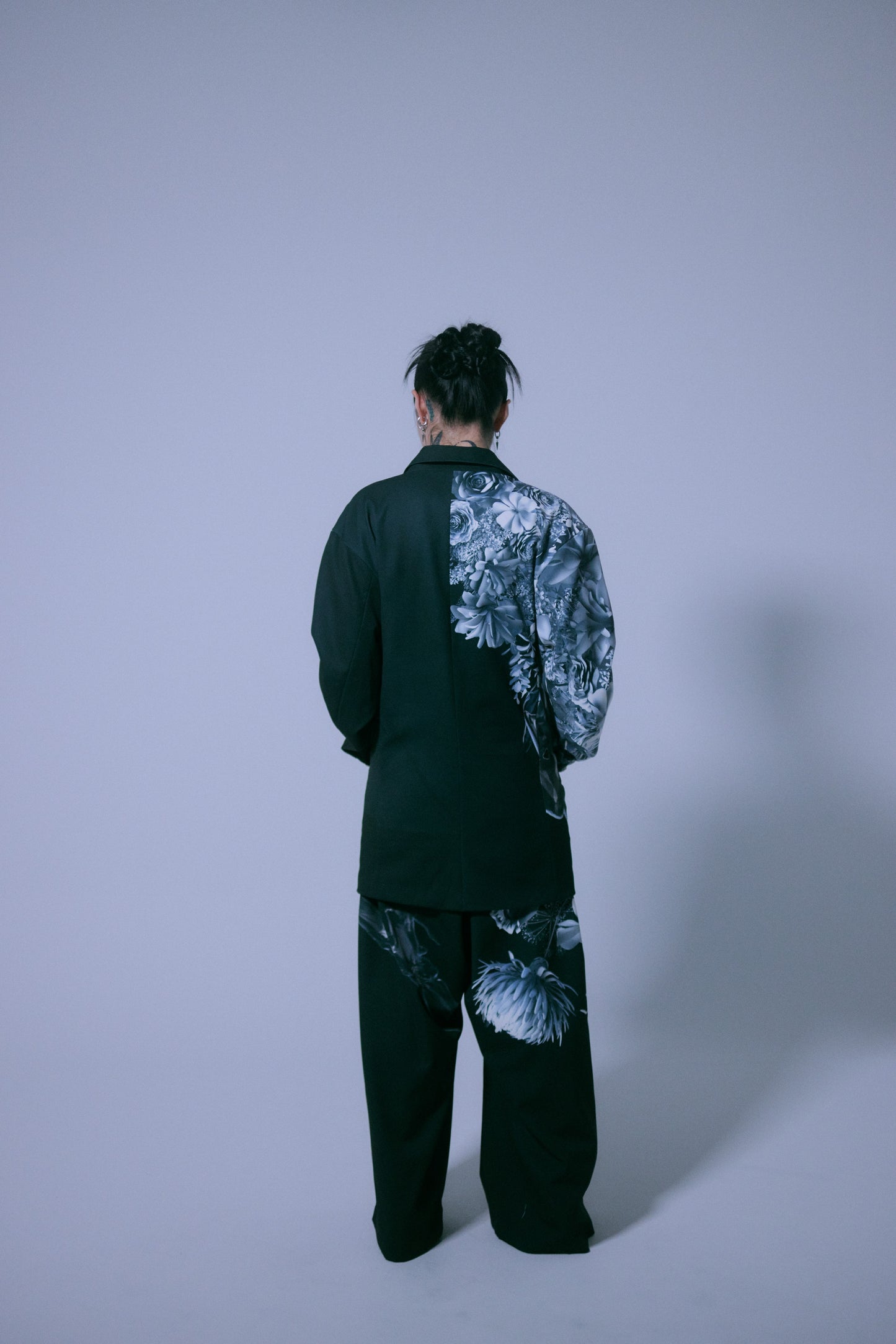 [ Flower of whale falls ] wide slacks