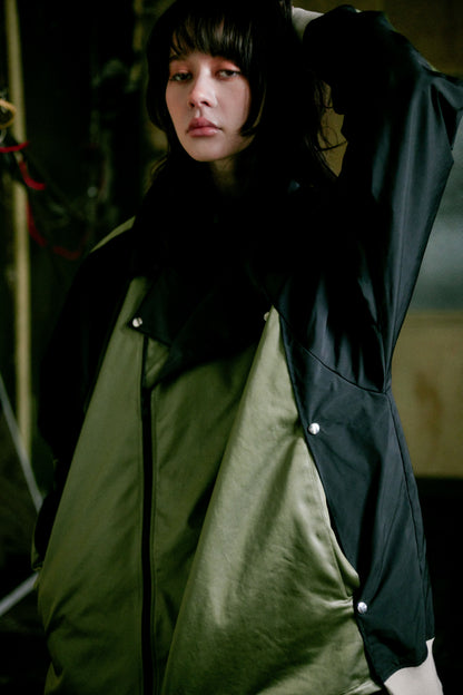Rider's docking over blouson / Moss green&Black