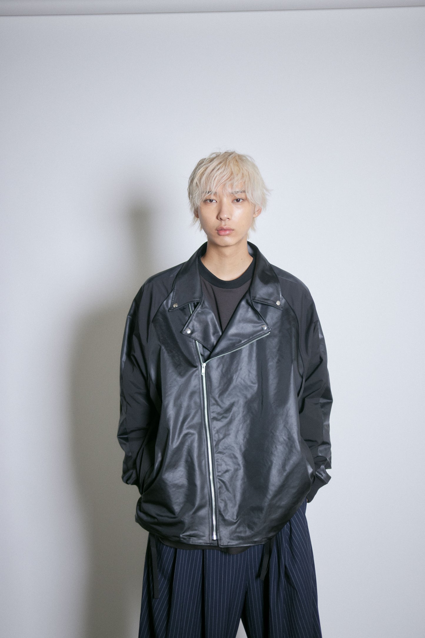 Rider's docking over blouson / Black