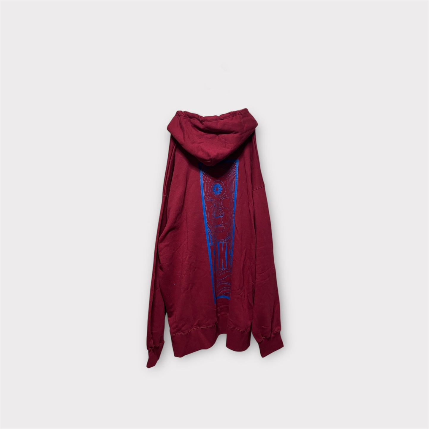 Aggressive paint extra over hoodie