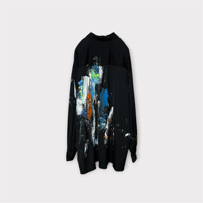 Aggressive paint box shirt