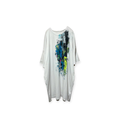 Aggressive paint extra over size T-shirt