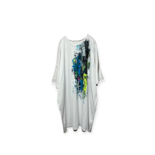 Aggressive paint extra over size T-shirt