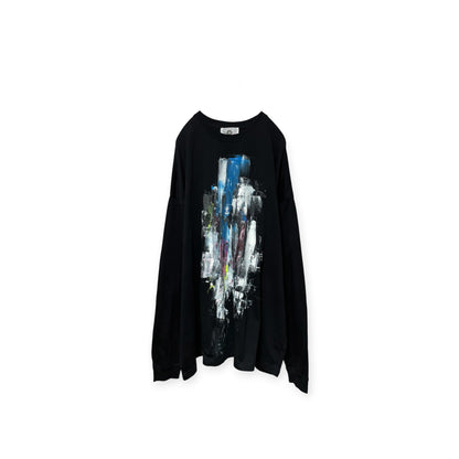 Aggressive paint long sleeve T-shirt