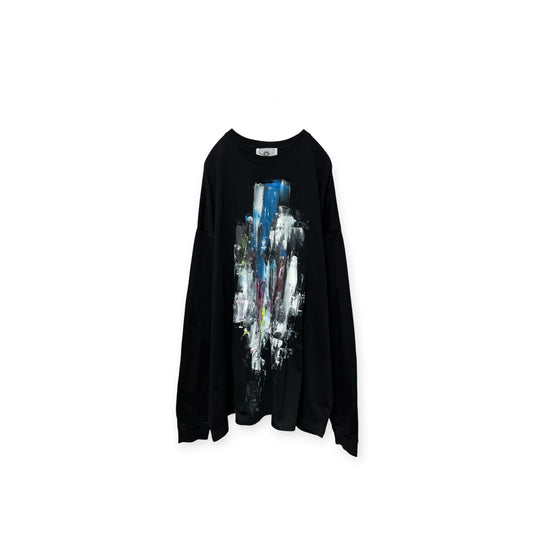Aggressive paint long sleeve T-shirt