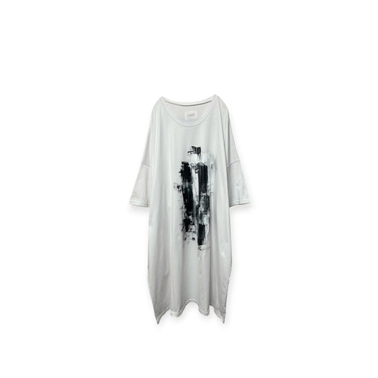 Aggressive paint extra over size T-shirt
