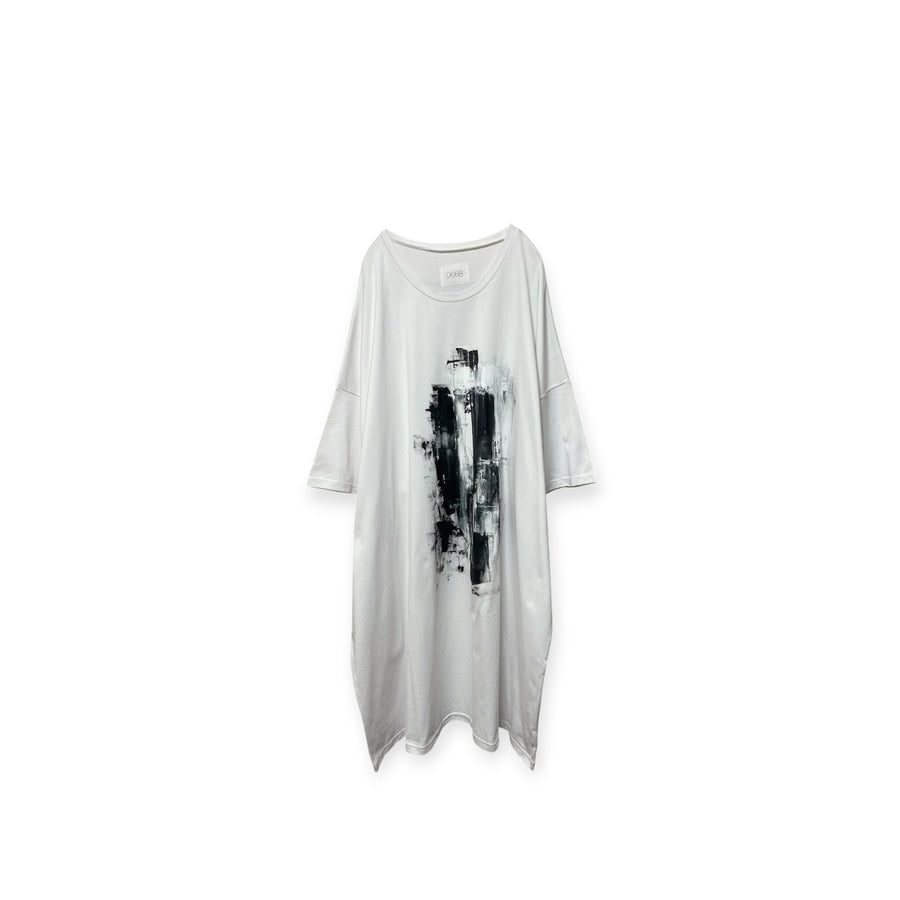 Aggressive paint extra over size T-shirt