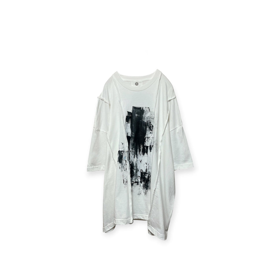Aggressive Paint wide docking T-shirt