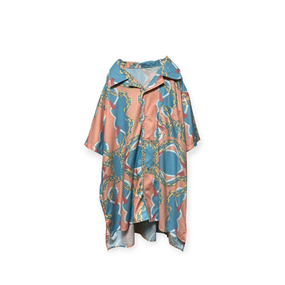 Chain open collar shirt[SAMPLE SALE]