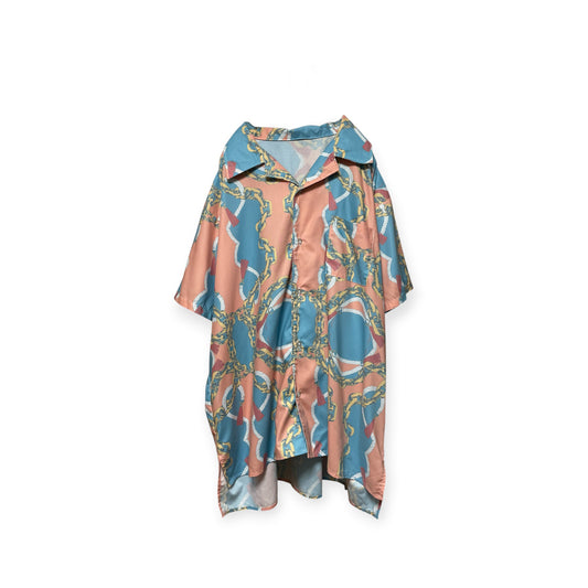 Chain open collar shirt[SAMPLE SALE]