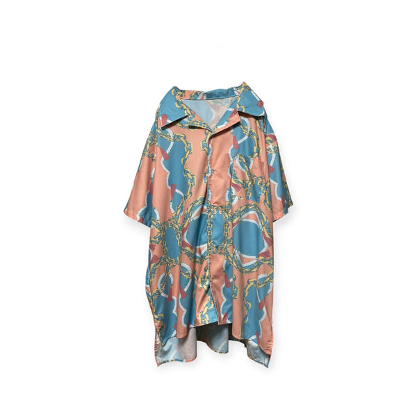 Chain open collar shirt[SAMPLE SALE]
