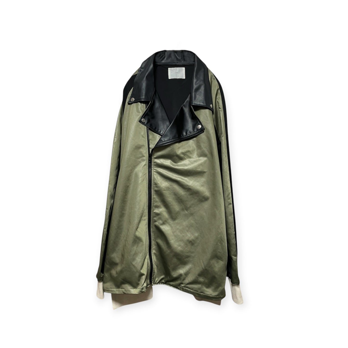 Rider's docking over blouson / Moss green&Black[SAMPLE SALE]