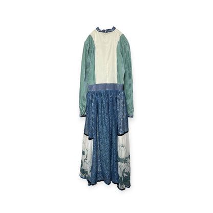 Velour Lace Flower One-piece[SAMPLE SALE]