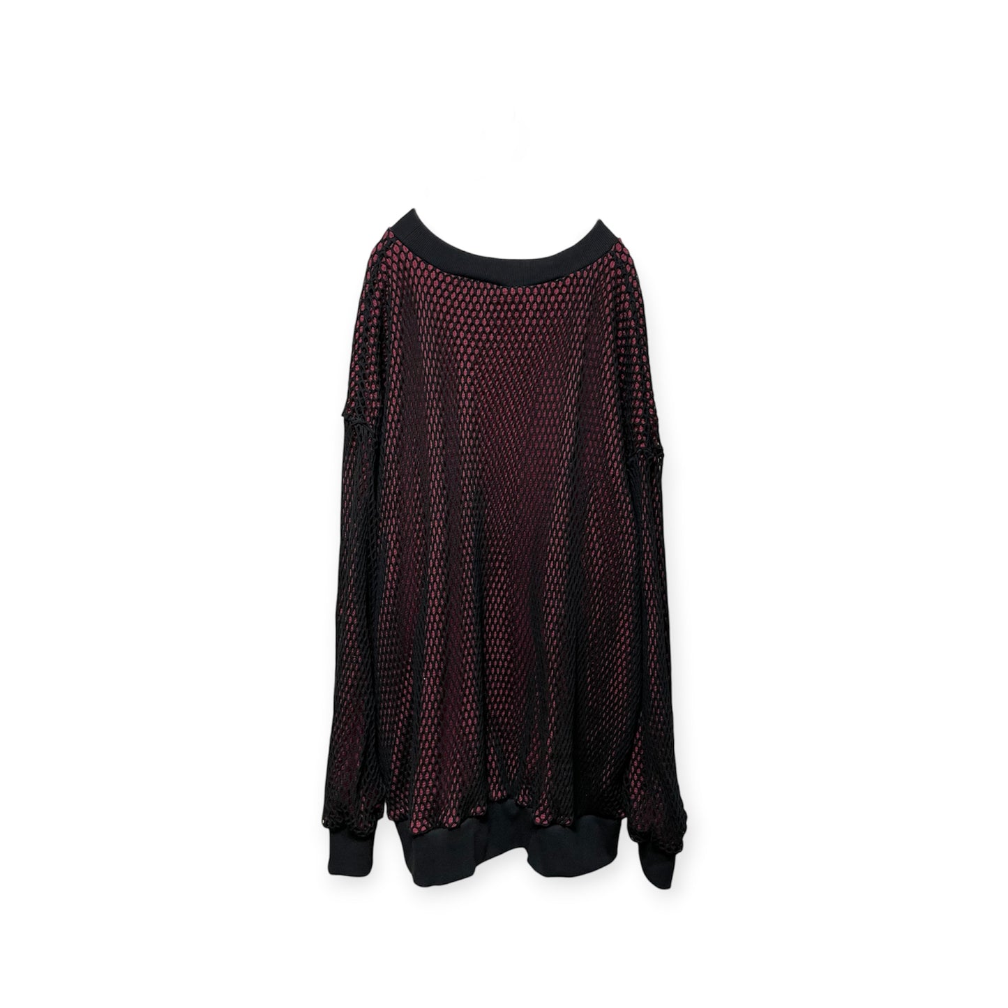 Mesh layered pullover[SAMPLE SALE]