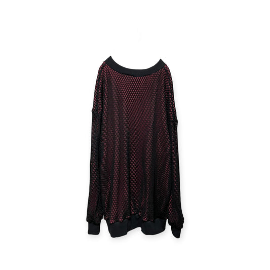 Mesh layered pullover[SAMPLE SALE]