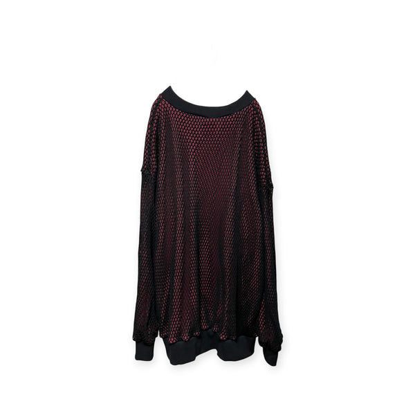 Mesh layered pullover[SAMPLE SALE]