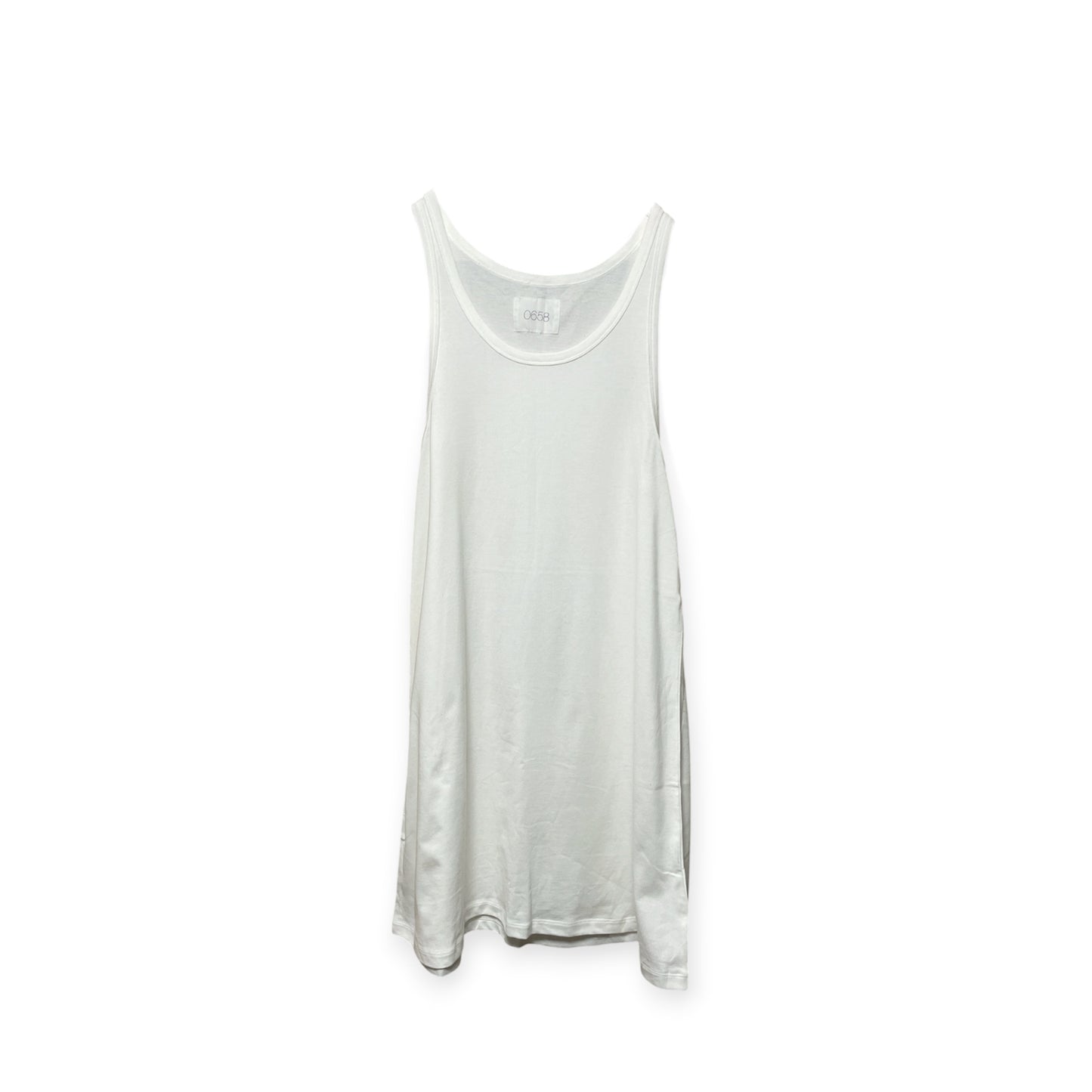 Long white tank top [SAMPLE SALE]