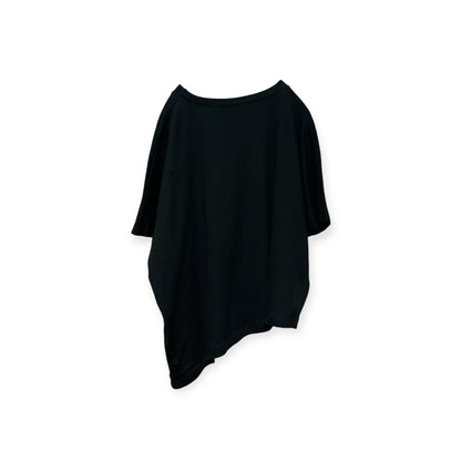 Unbalance short T-shirt/Black[SAMPLE SALE]