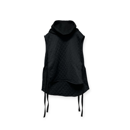 Quilting high neck vest/Black[SAMPLE SALE]