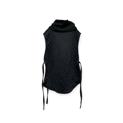 Quilting high neck vest/Black[SAMPLE SALE]