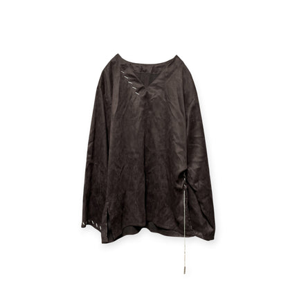 Hand Stitch Suede Top[SAMPLE SALE]