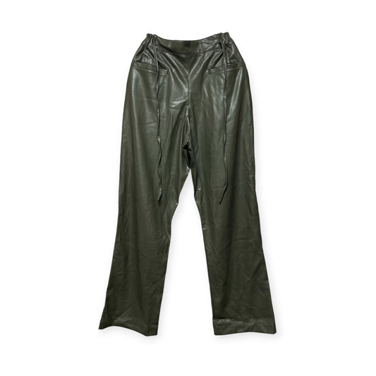 Fake leather pants/khaki[SAMPLE SALE]