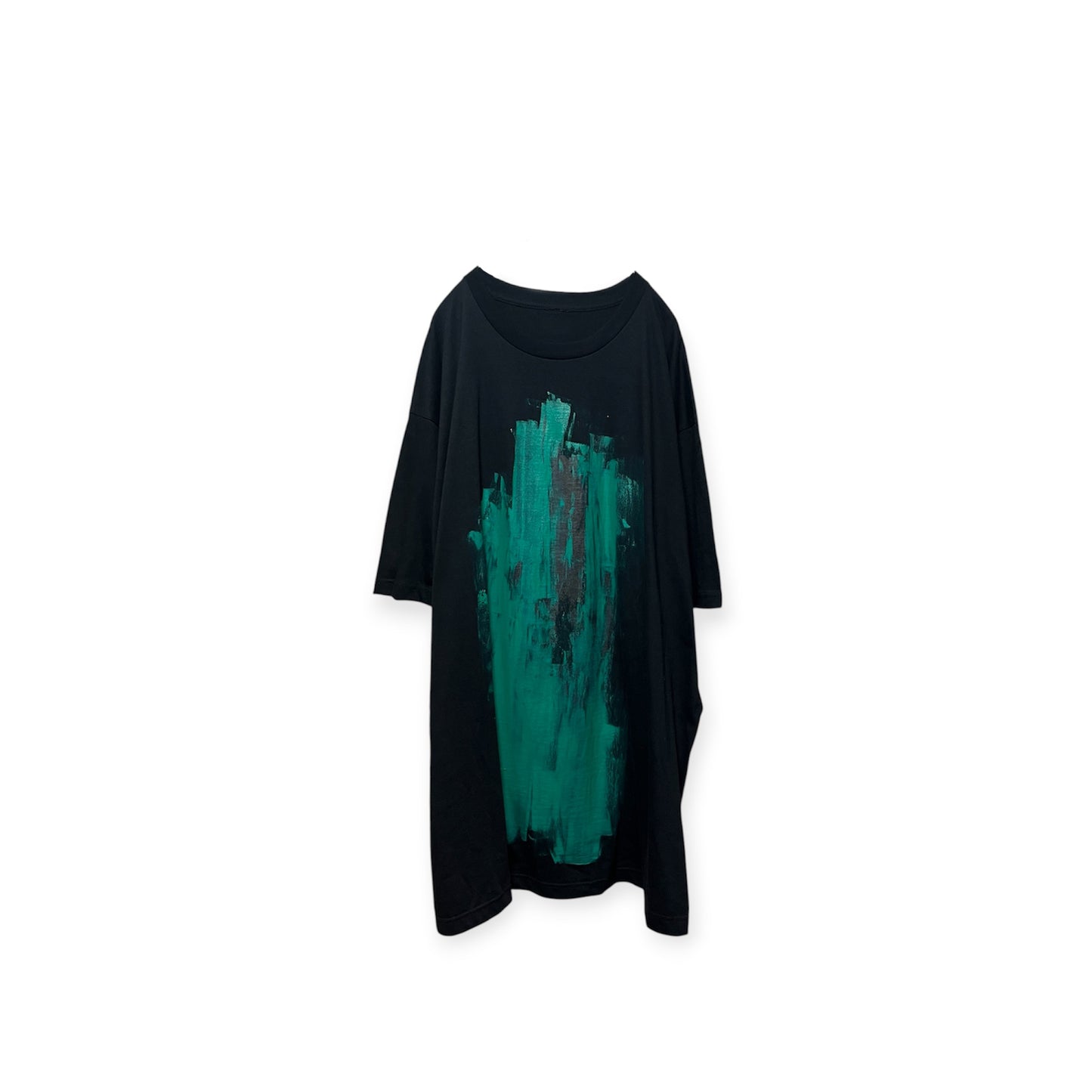 Aggressive paint half sleeve T-shirt