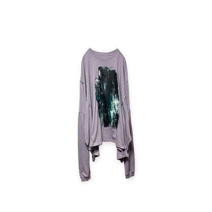 Aggressive paint docking long long sleeve pullover