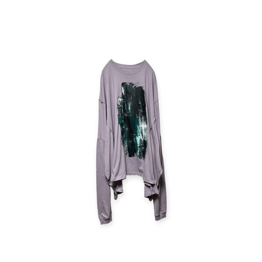 Aggressive paint docking long long sleeve pullover