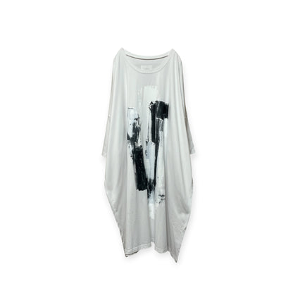 Aggressive paint extra over size T-shirt