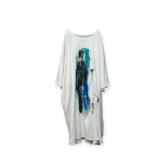 Aggressive paint extra over size T-shirt