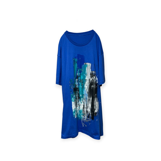 Aggressive paint extra over size T-shirt