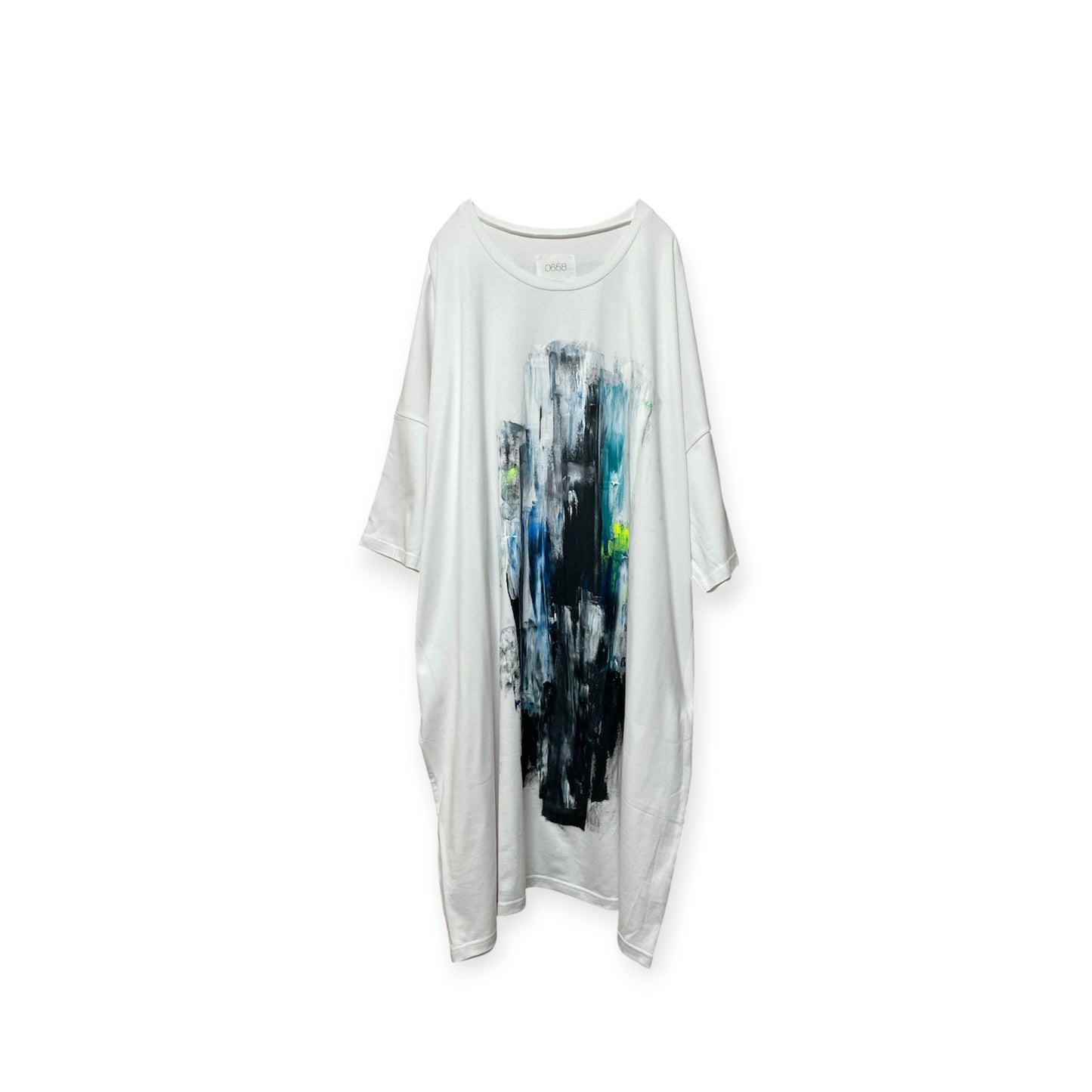 Aggressive paint extra over size T-shirt