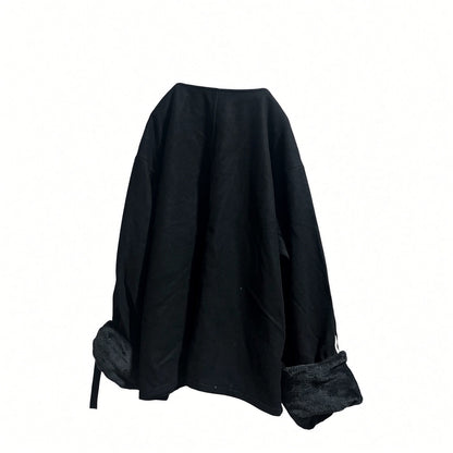 No button boa jacket [SAMPLE SALE]