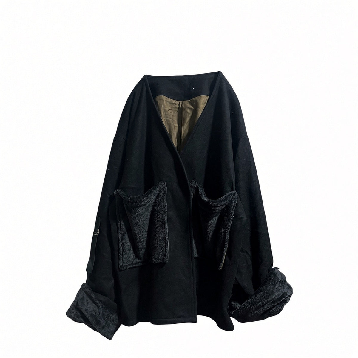 No button boa jacket [SAMPLE SALE]
