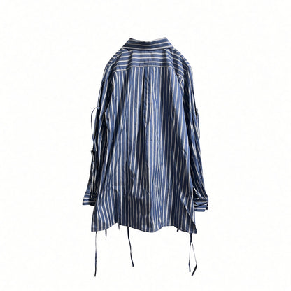 Drop code shirt/Blue [SAMPLE SALE]