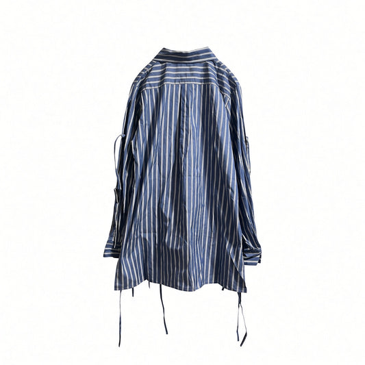 Drop code shirt/Blue [SAMPLE SALE]