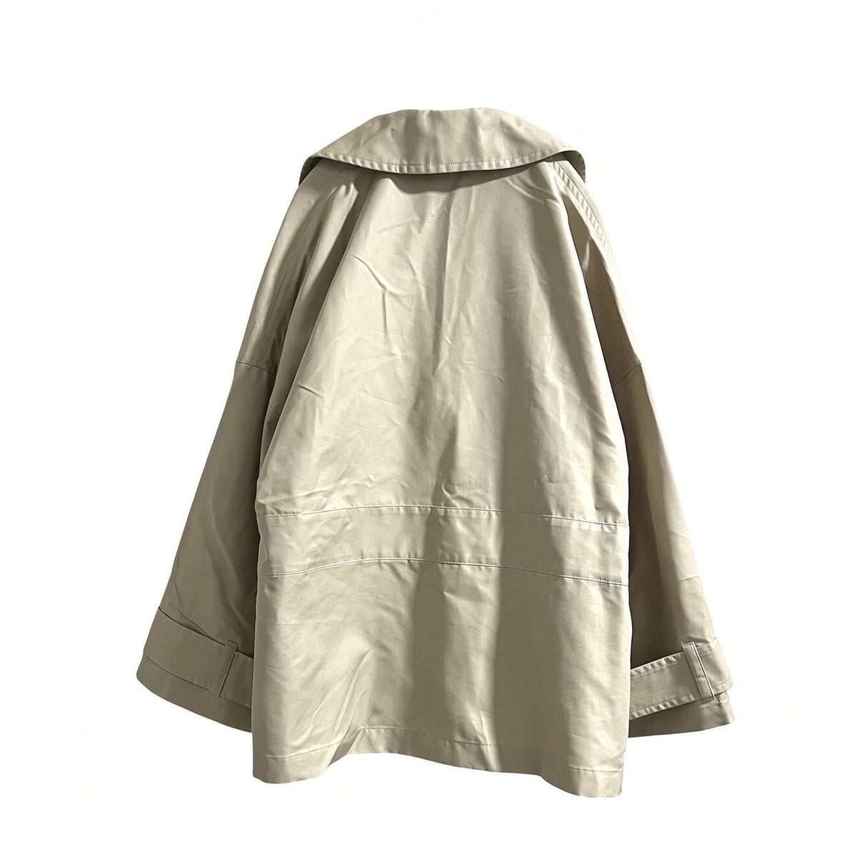 Wide double jacket/Beige[SAMPLE SALE]