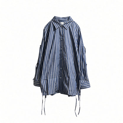 Drop code shirt/Blue [SAMPLE SALE]