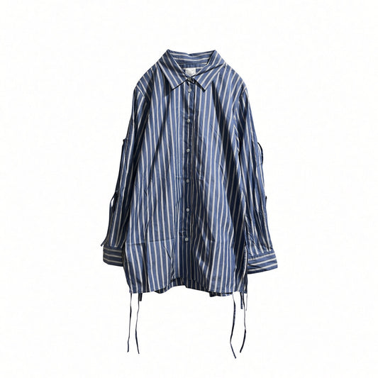 Drop code shirt/Blue [SAMPLE SALE]